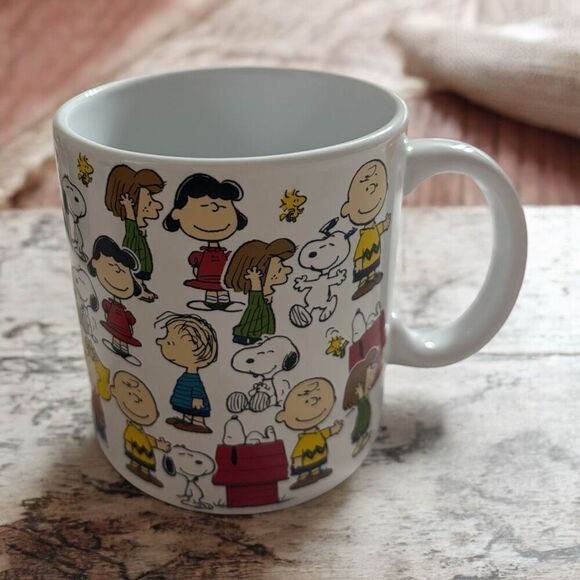 Peanuts Bioword 16 Oz Ceramic Mug NWT - Picture 1 of 5